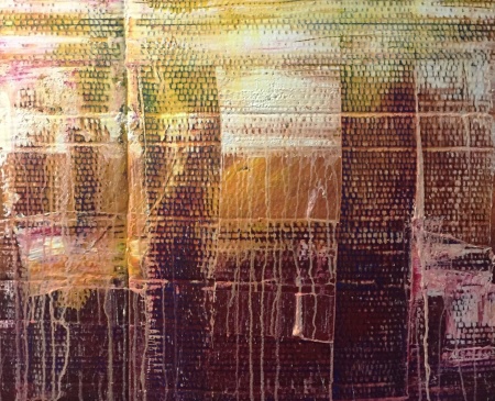Sueños de carton IV (Acrylic on cardboard)