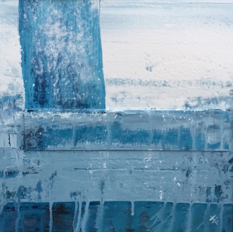 Mares de outono III (30x30 cm)